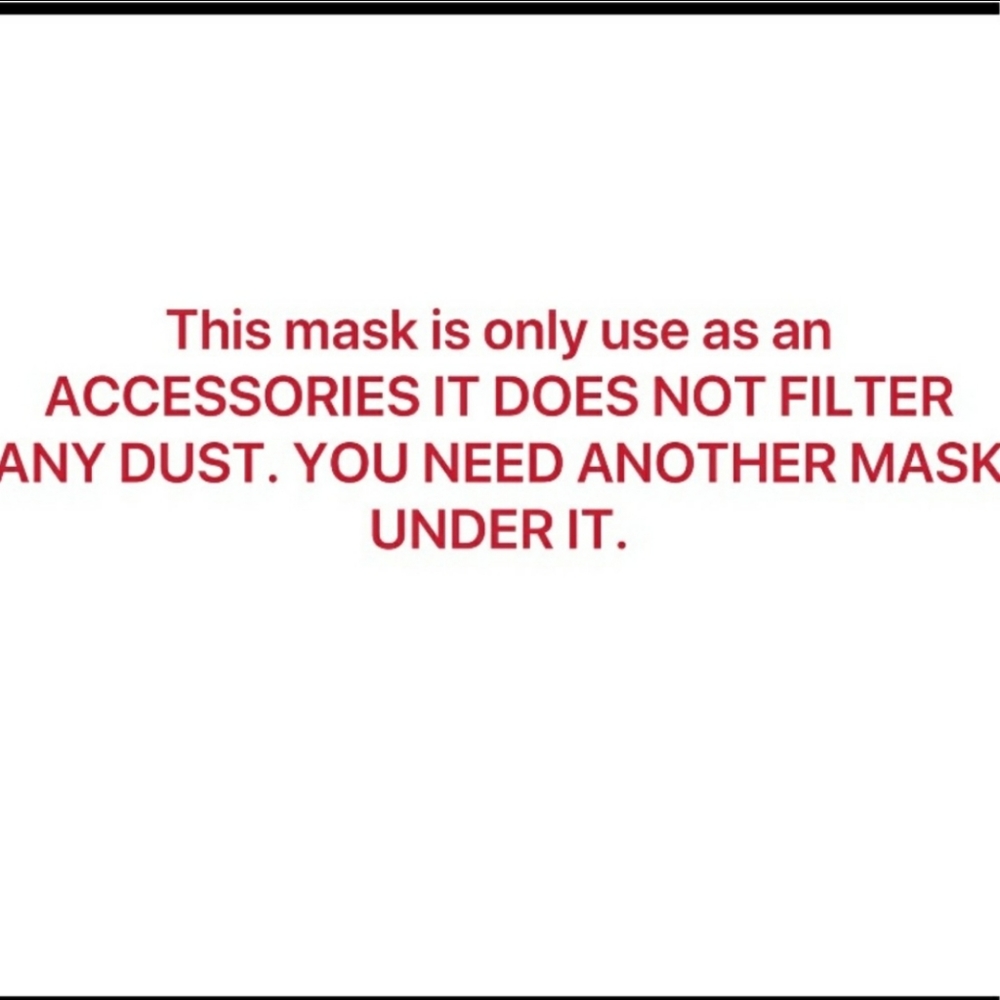 Fashion Mesh Rhinestone Face Mask  ☆ - Picture 6 of 7